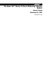 Bose 901-Series - Owners Guide 